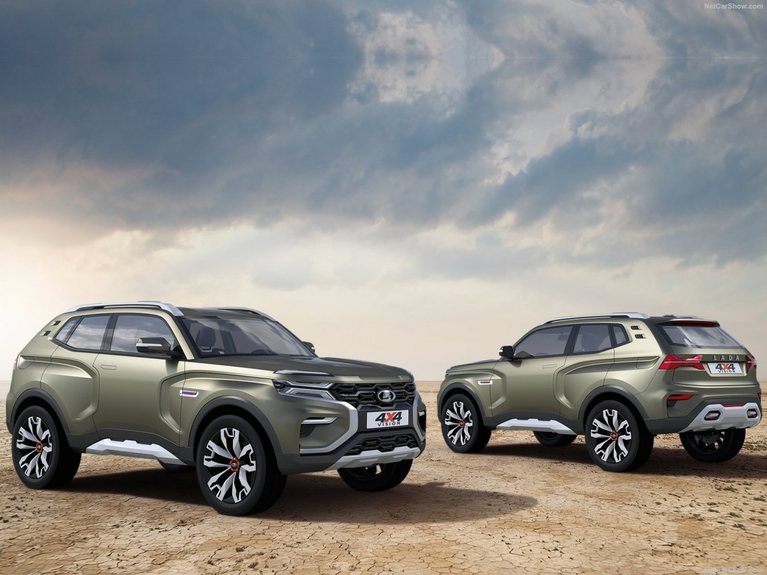 Lada 4x4 Vision 2020: самый неожиданный кроссовер от "АвтоВАЗа" с яркой внешностью и большими абмициями
